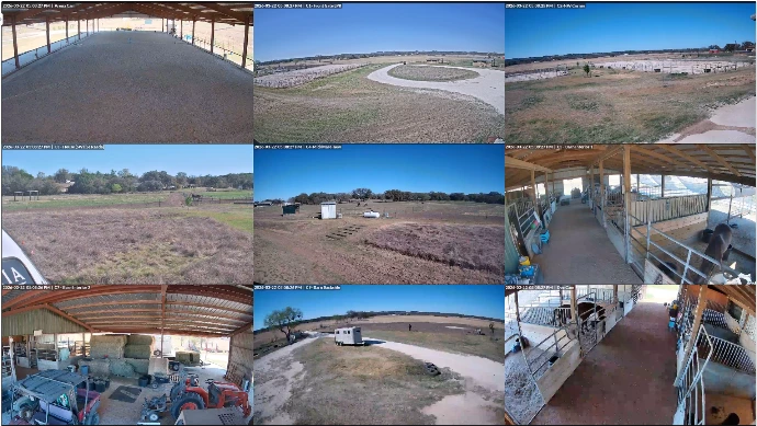 Barn and Field Camera Views